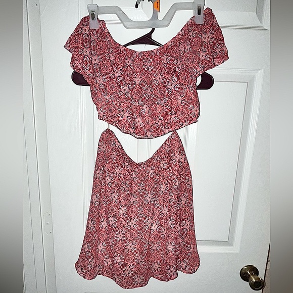 NWOT Speechless Boho Matching Top and Skirt Set - Picture 7 of 8